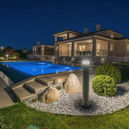 Silvia For 10 People With Infinity Pool And Large Playground Babići